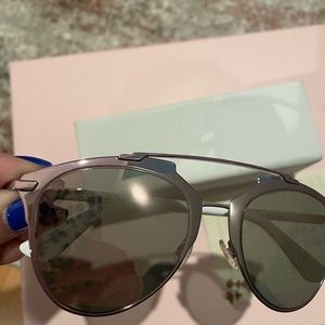 Christian Dior so real rose gold/pink sunglasses